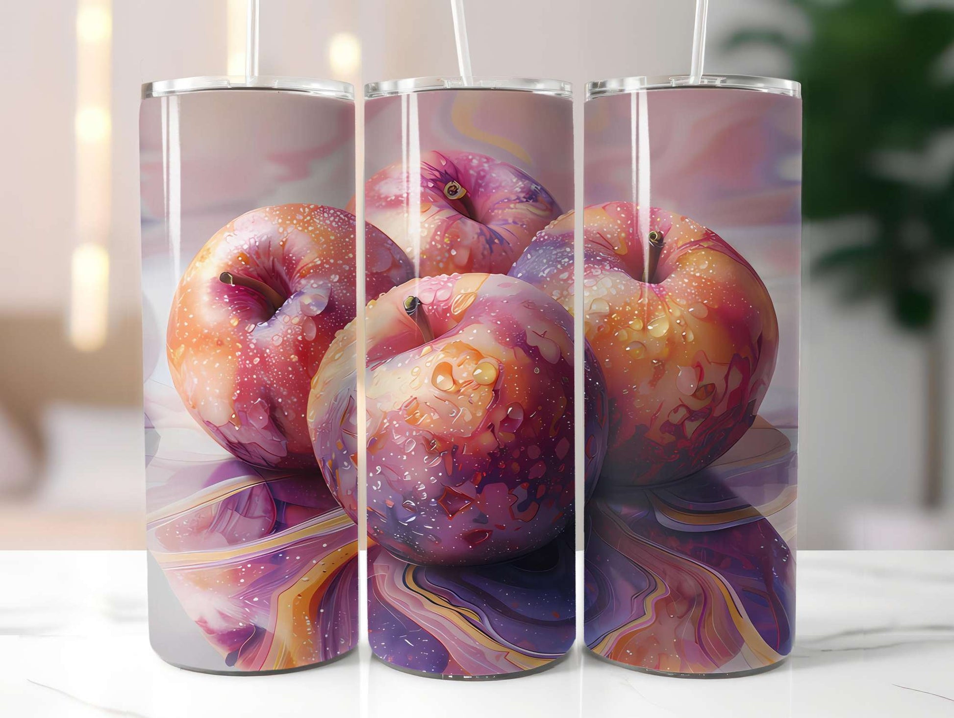 Stone Fruit 3 Tumbler Wrap - CraftNest - Digital Crafting and Art