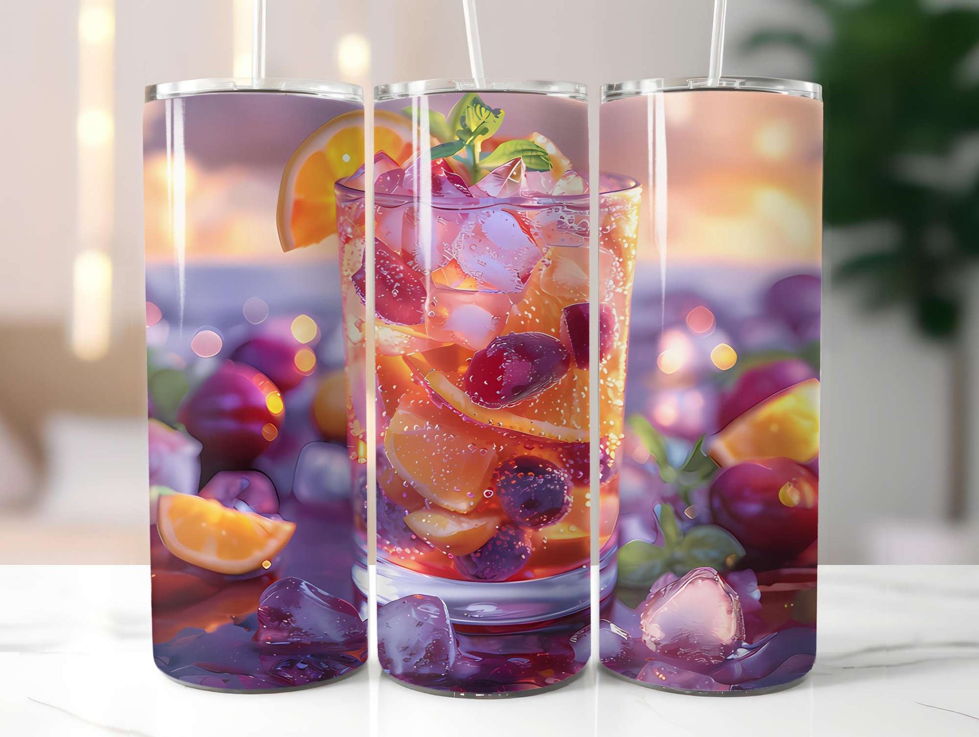 Stone Fruit 5 Tumbler Wrap - CraftNest - Digital Crafting and Art