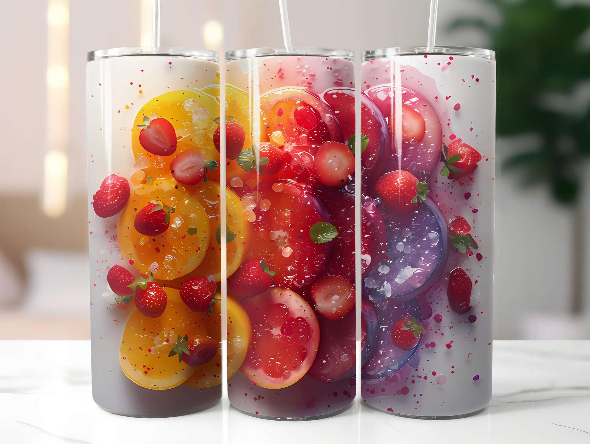 Stone Fruit 5 Tumbler Wrap - CraftNest - Digital Crafting and Art