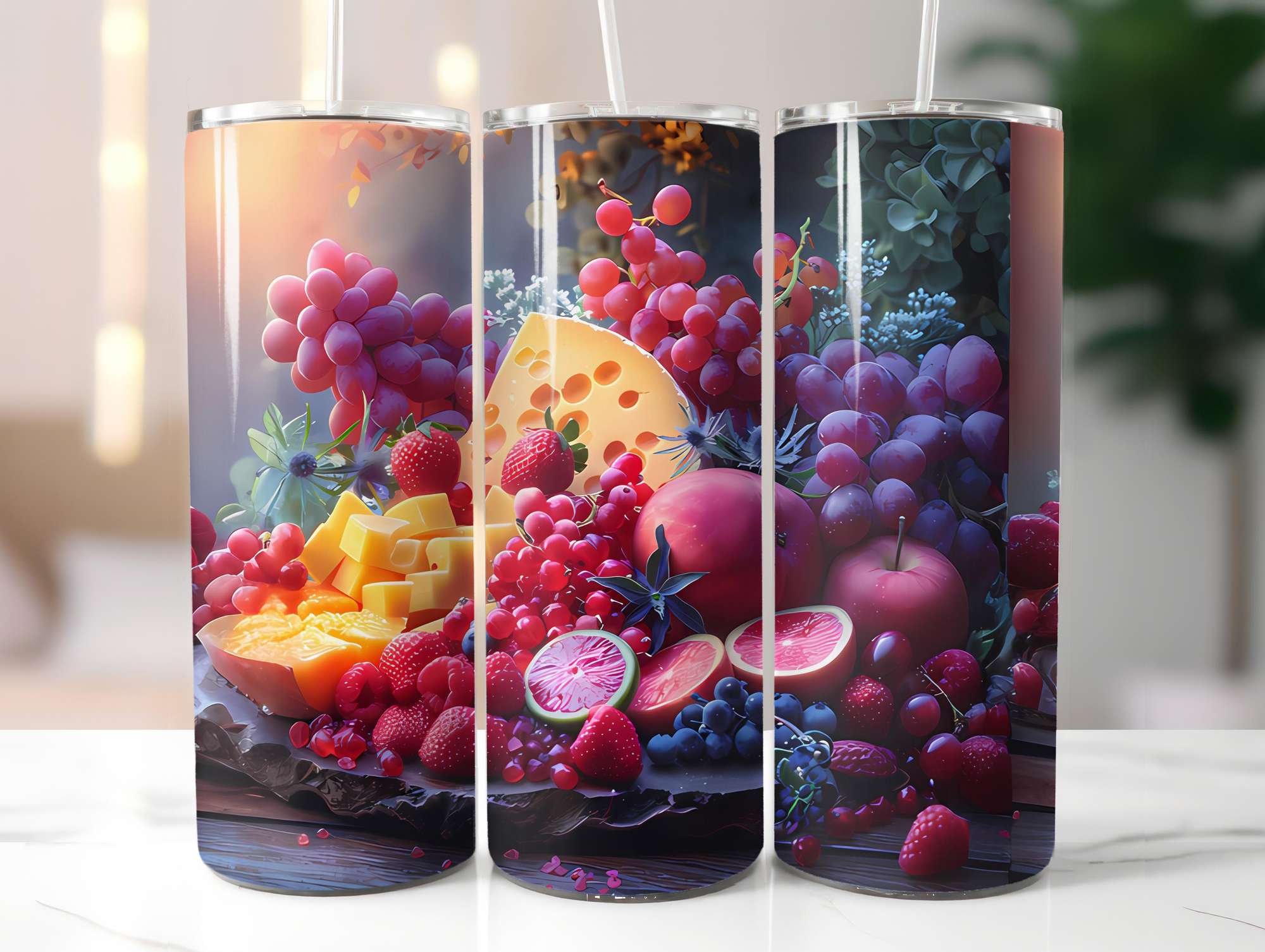 Stone Fruit 5 Tumbler Wrap - CraftNest - Digital Crafting and Art