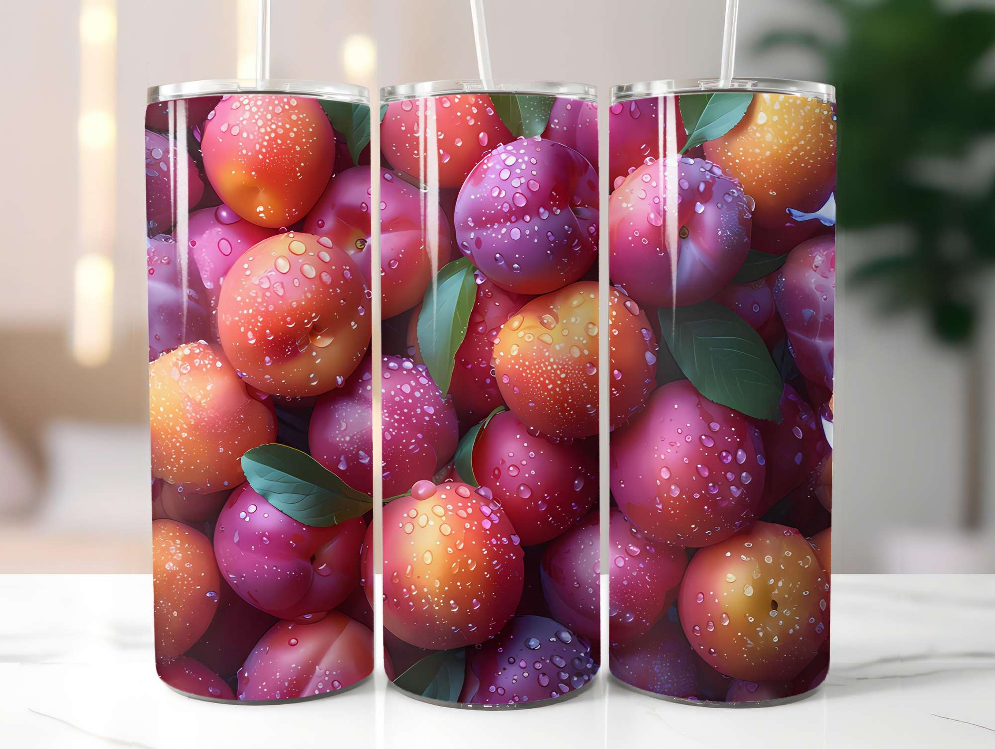 Stone Fruit 6 Tumbler Wrap - CraftNest - Digital Crafting and Art