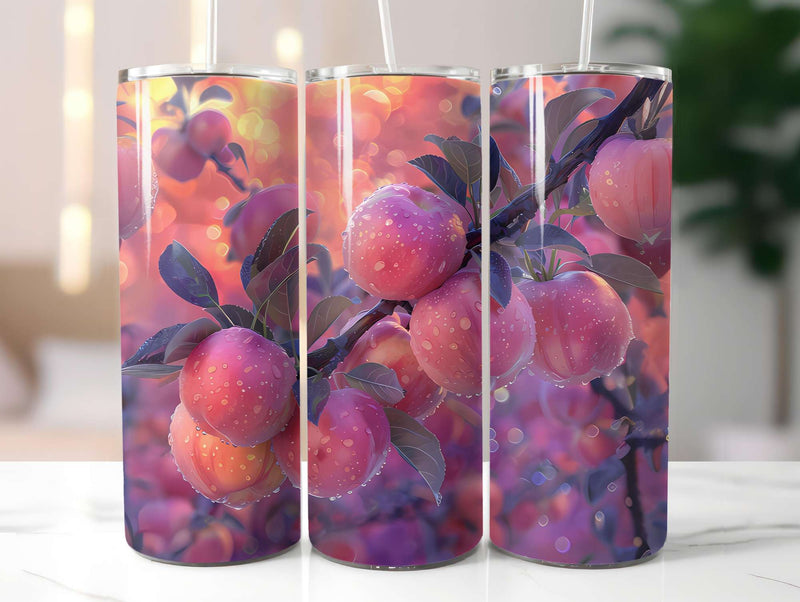 Stone Fruit 3 Tumbler Wrap - CraftNest - Digital Crafting and Art