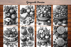 Stone Fruit Coloring Books - CraftNest - Digital Crafting and Art