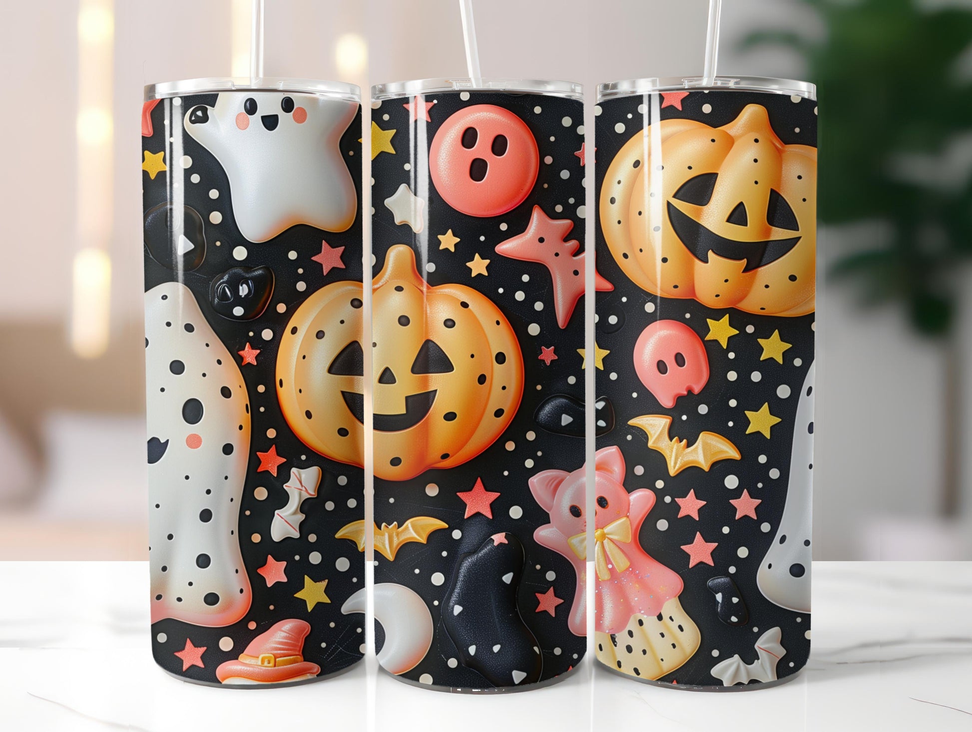 Halloween Sweets Tumbler Wrap - CraftNest - Digital Crafting and Art