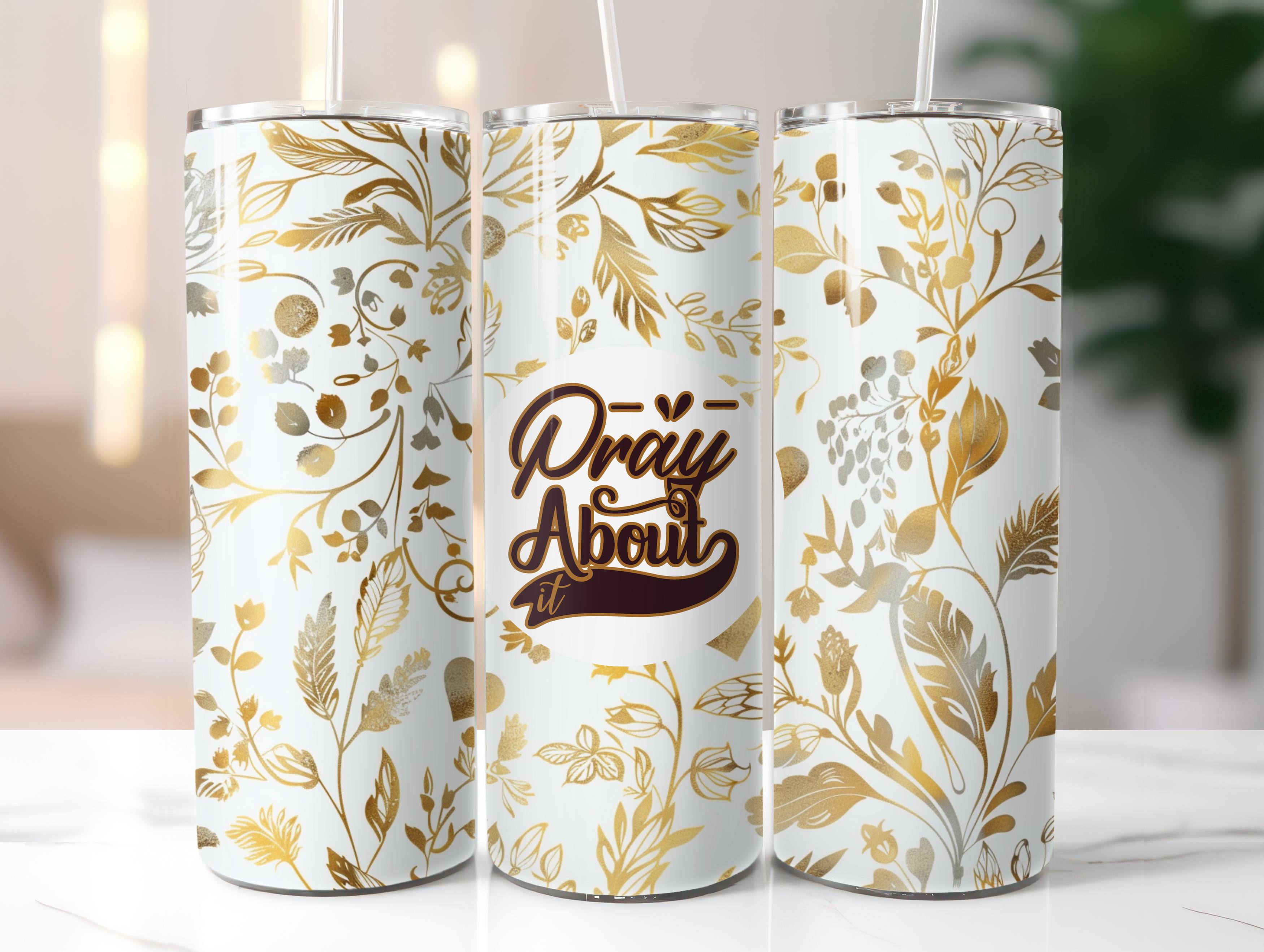 Pray About It Tumbler Wrap - CraftNest - Digital Crafting and Art
