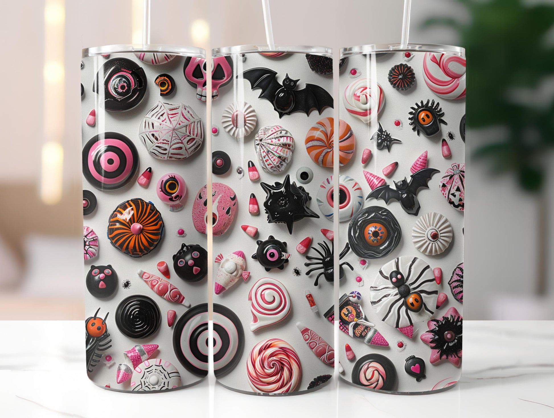 Halloween Sweets Tumbler Wrap - CraftNest - Digital Crafting and Art