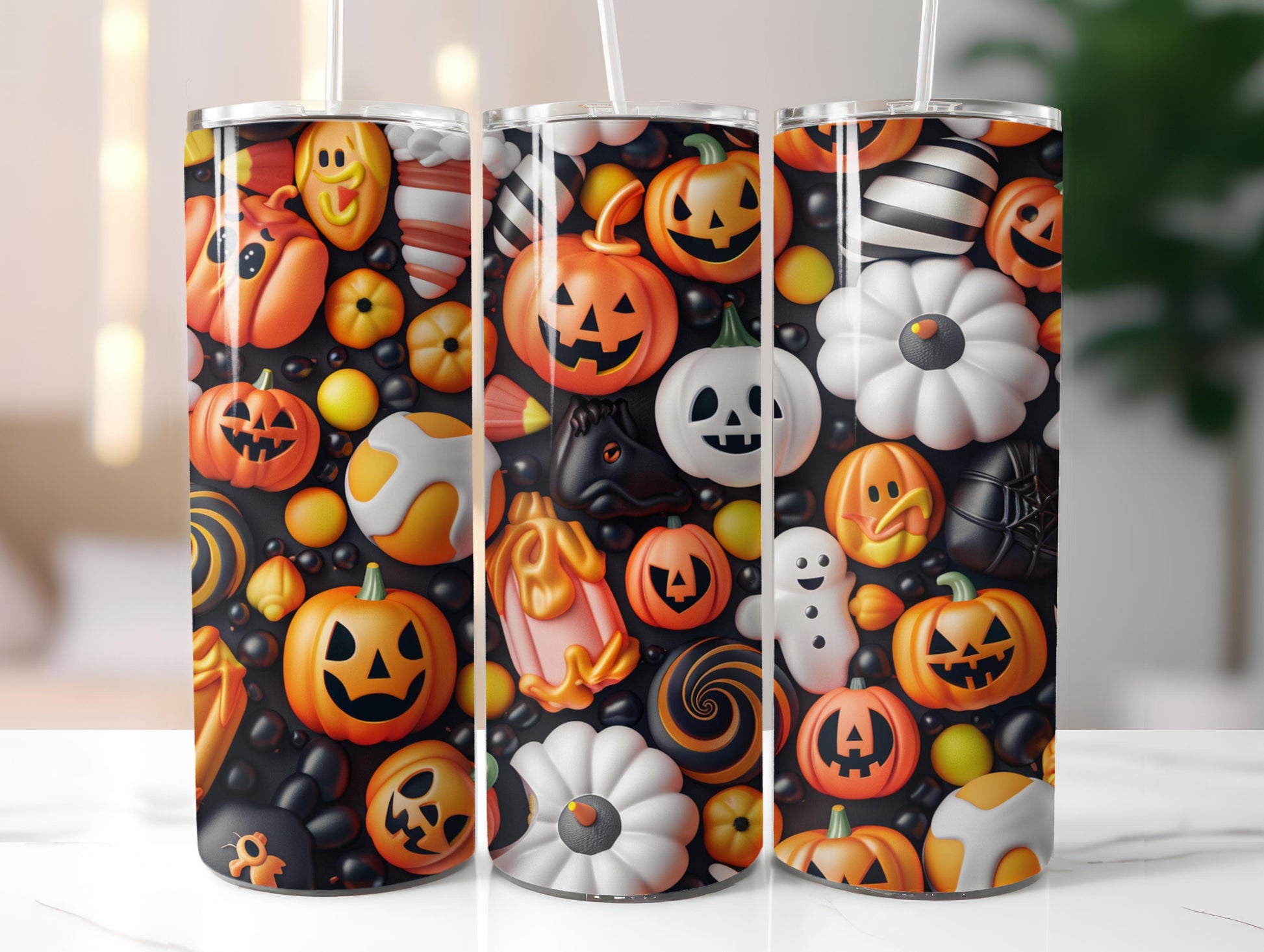 Halloween Sweets Tumbler Wrap - CraftNest - Digital Crafting and Art