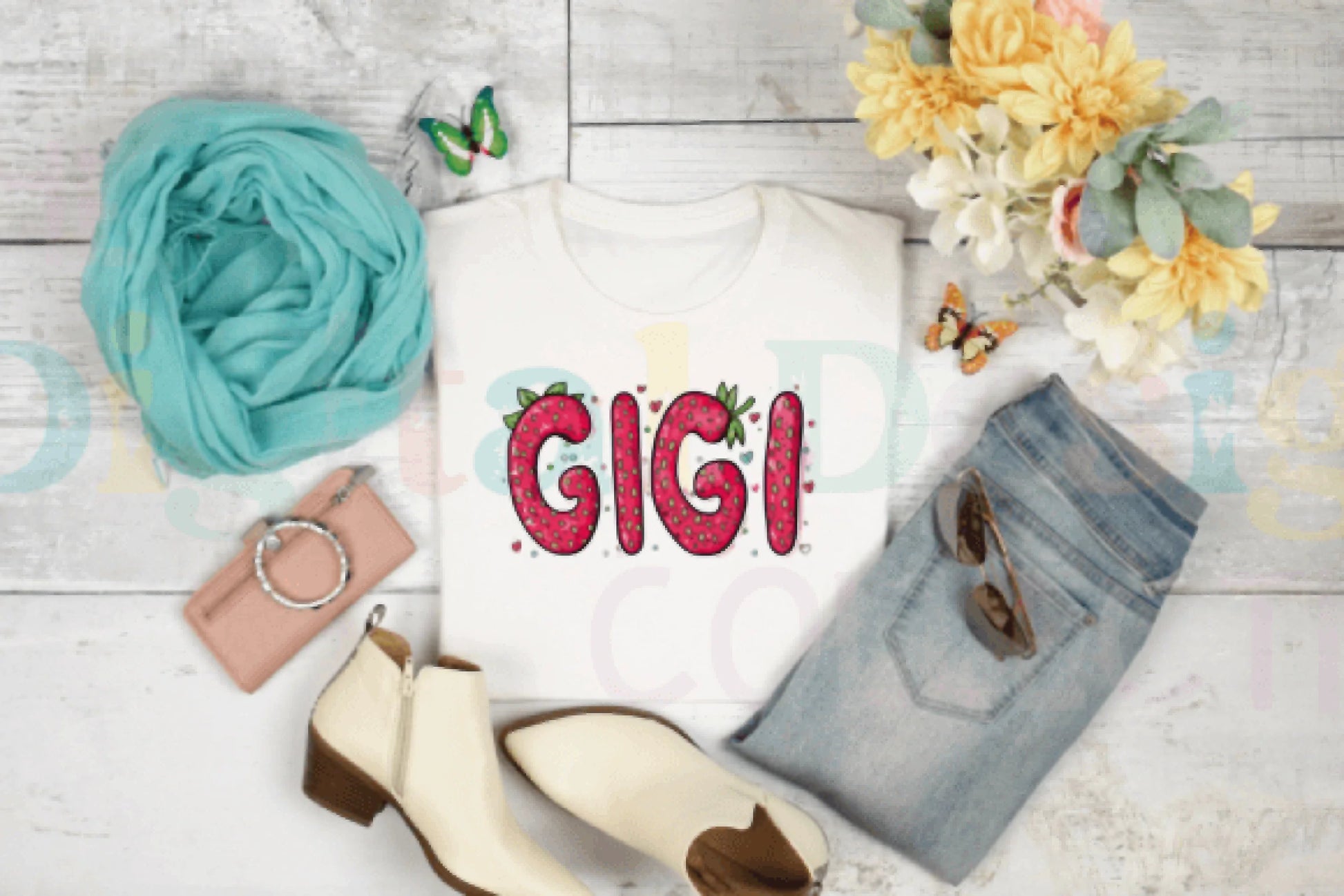 Strawberry Gigi Graphic Design Clipart Bundle - CraftNest - Digital Crafting and Art