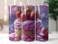 Strawberry 1 Tumbler Wrap - CraftNest - Digital Crafting and Art