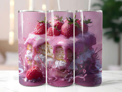 Strawberry 4 Tumbler Wrap - CraftNest - Digital Crafting and Art