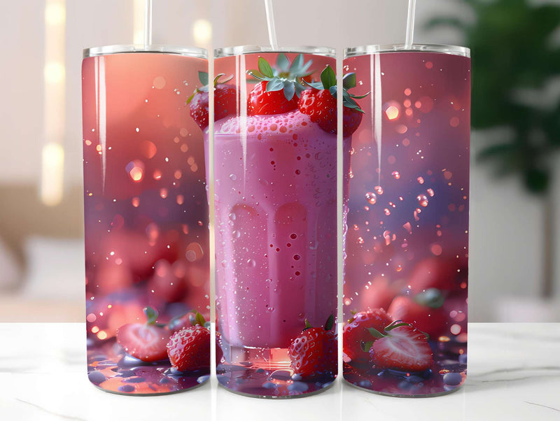 Strawberry 4 Tumbler Wrap - CraftNest - Digital Crafting and Art