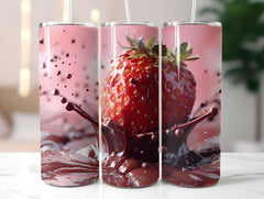 Strawberry 1 Tumbler Wrap - CraftNest - Digital Crafting and Art