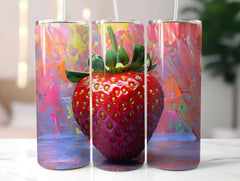 Strawberry 4 Tumbler Wrap - CraftNest - Digital Crafting and Art