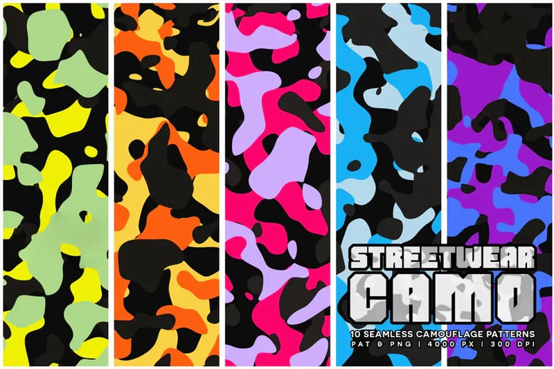 Streetwear Camo - CraftNest - Digital Crafting and Art