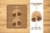 Stud Earring Lasercut SVG Bundle - Clipart Collection