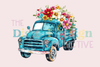 Spring Truck Clipart Bundle