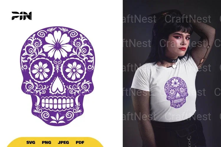 Sugar Skull Halloween SVG Bundle