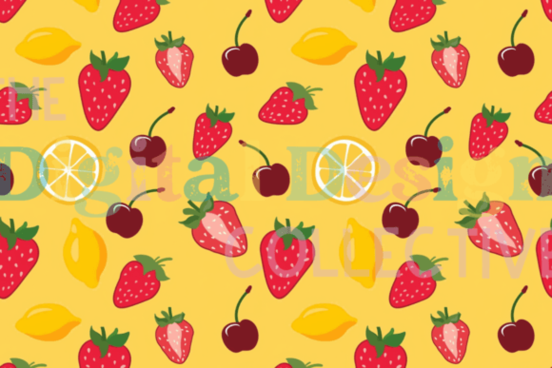 Summer Fruit Seamless Digital Paper