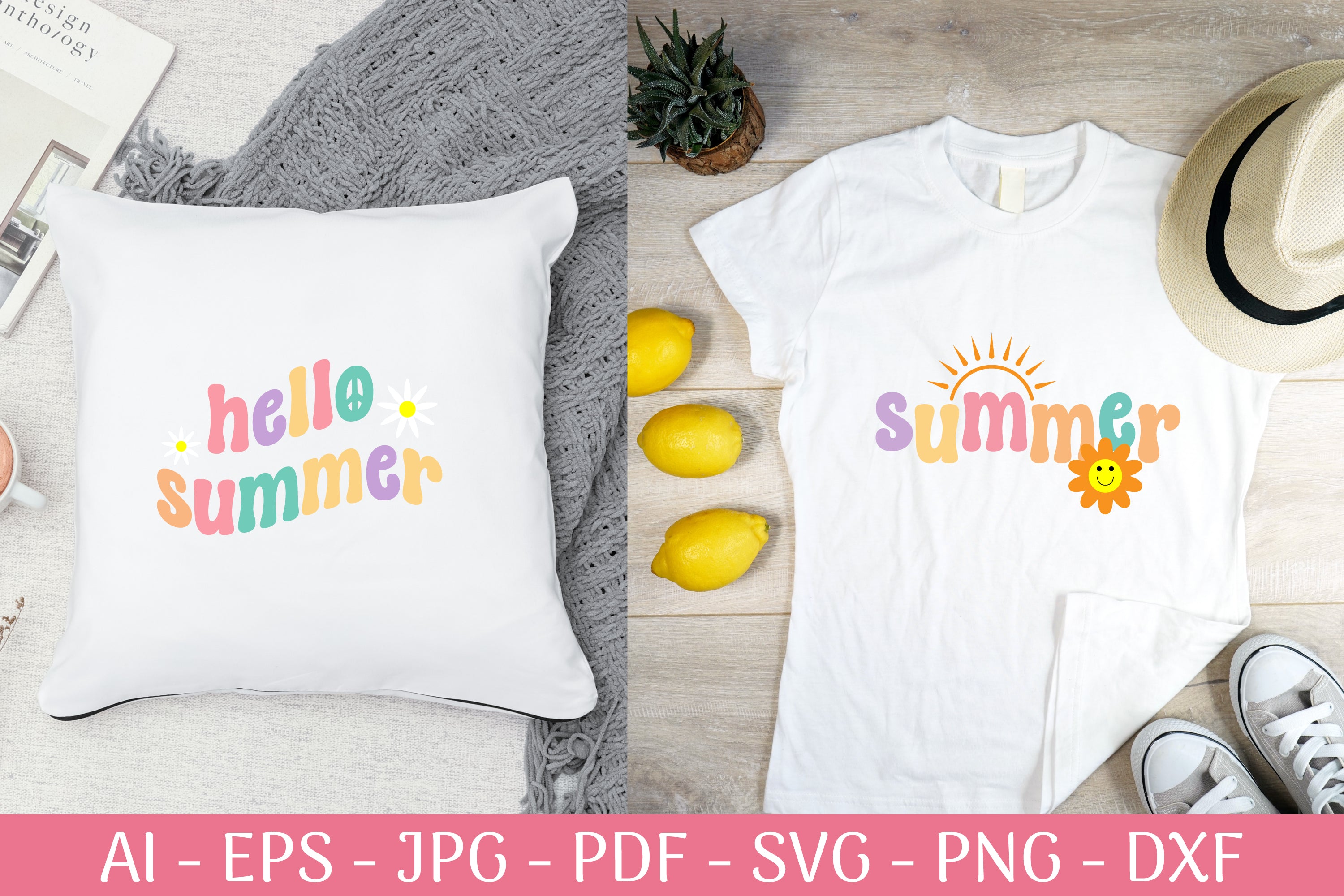 Summer Retro SVG Bundle
