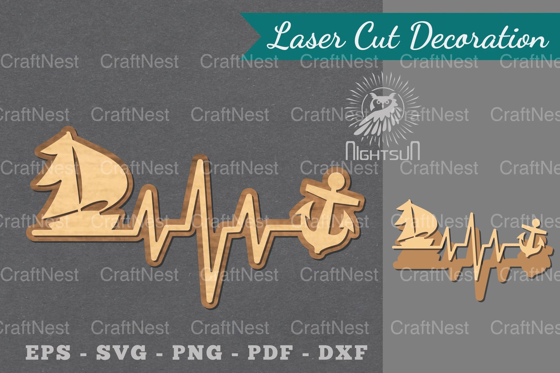 Summer Heartbeat Laser Cut Decoration Clipart Bundle - CraftNest - Digital Crafting and Art