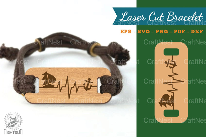 Summer Laser Cut Bracelet Design Bundle - CraftNest - Digital Crafting and Art