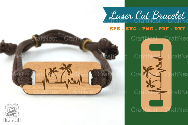 Summer Laser Cut Bracelet Design Bundle - CraftNest - Digital Crafting and Art