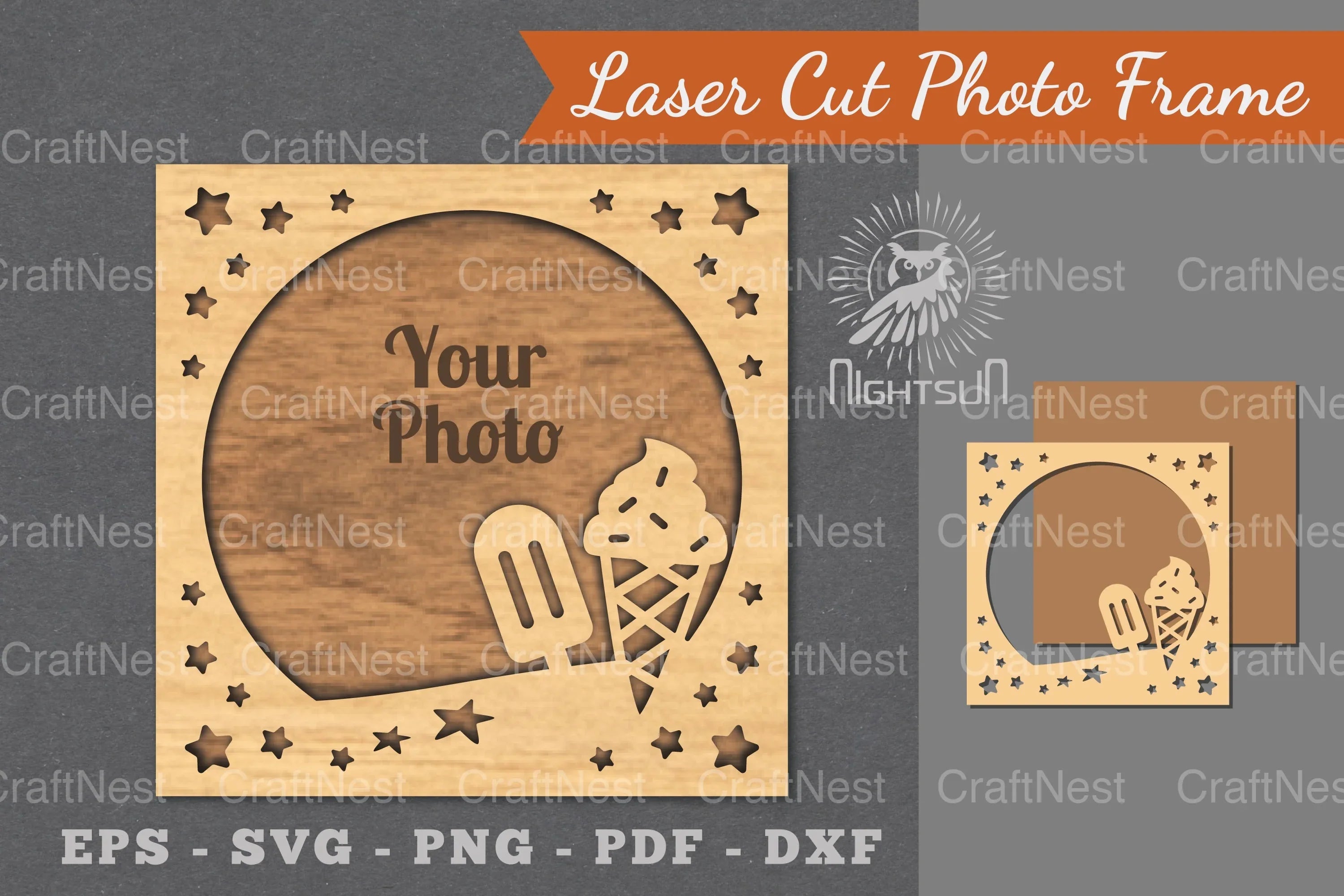 Summer Laser Cut Photo Frame Clipart Bundle - CraftNest - Digital Crafting and Art