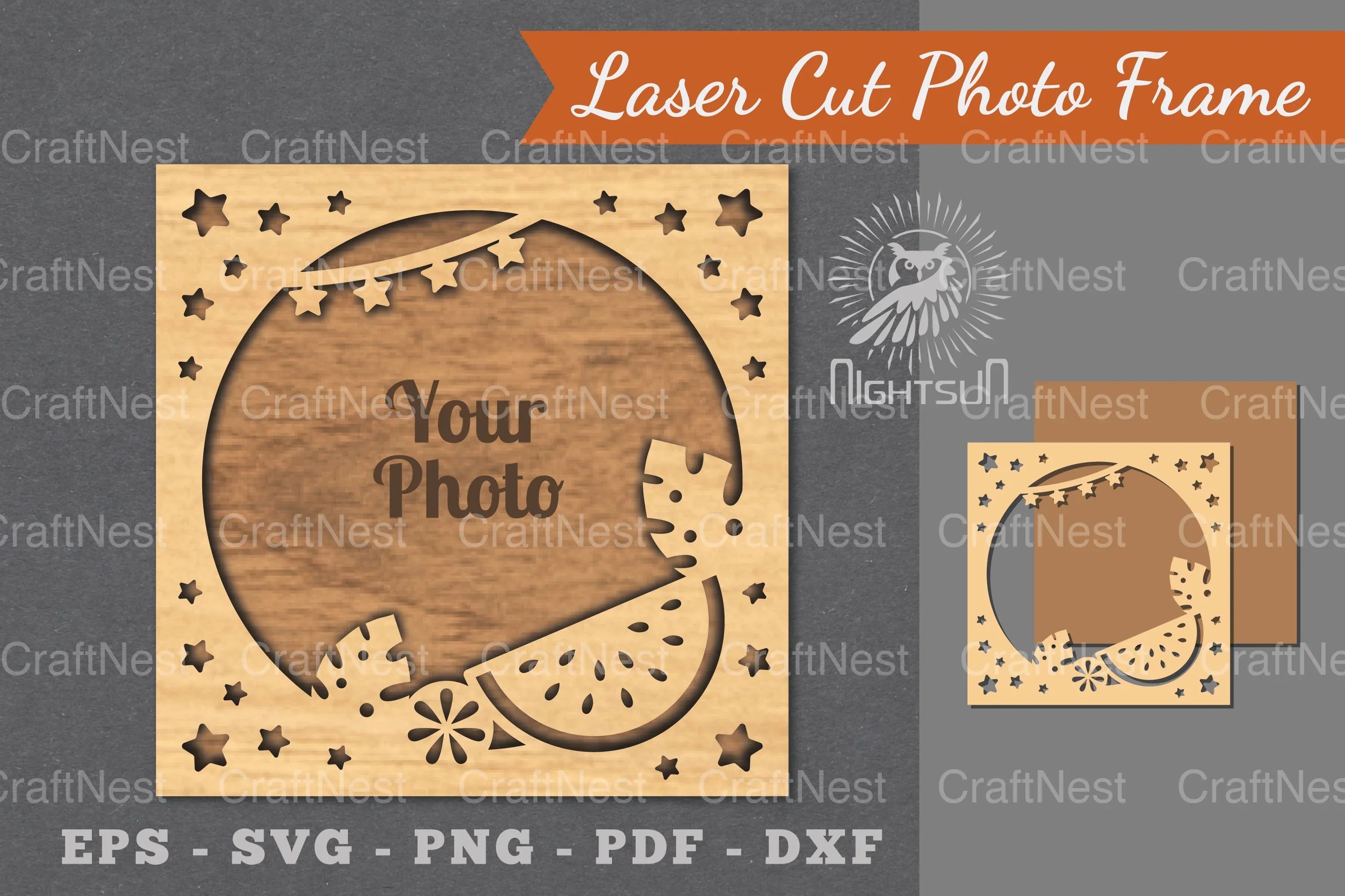 Summer Laser Cut Photo Frame Clipart Bundle - CraftNest - Digital Crafting and Art