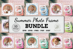 Summer Photo Frame Clipart Bundle - CraftNest - Digital Crafting and Art