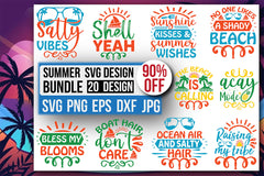 Summer SVG Bundle 7 - CraftNest - Digital Crafting and Art
