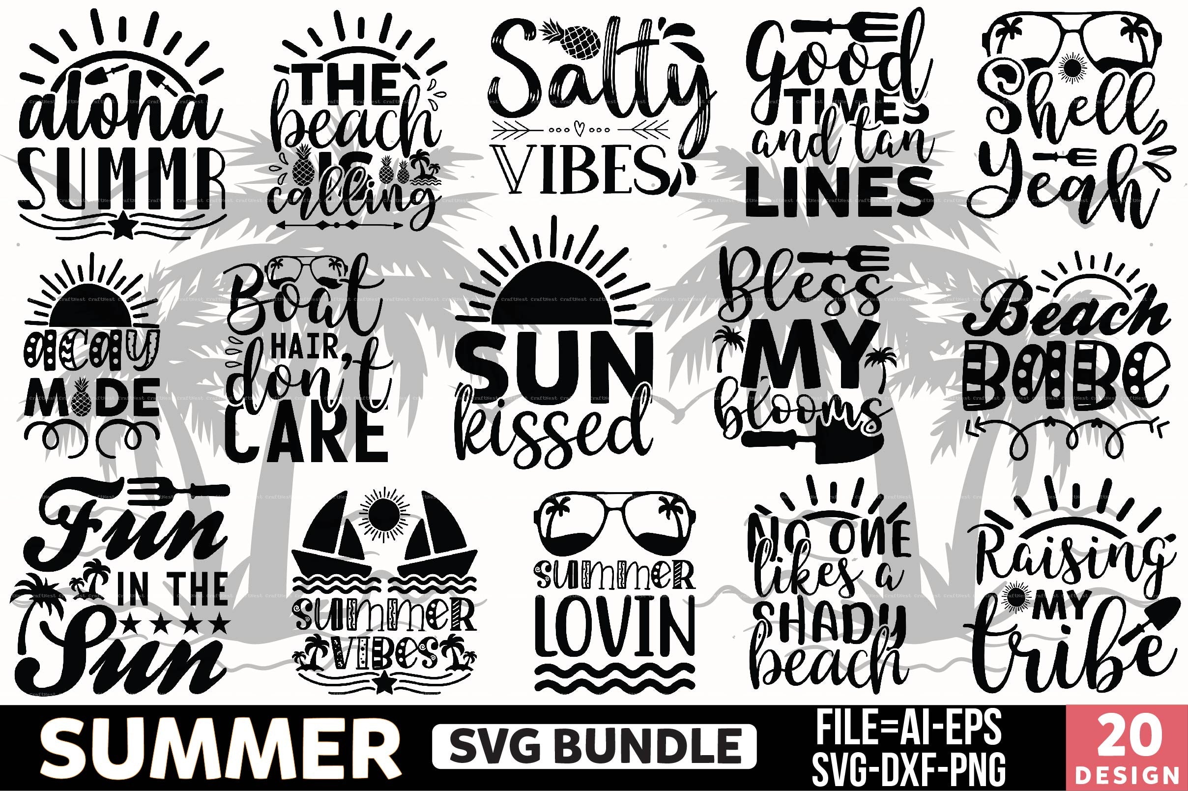 Summer Design SVG Bundle 2