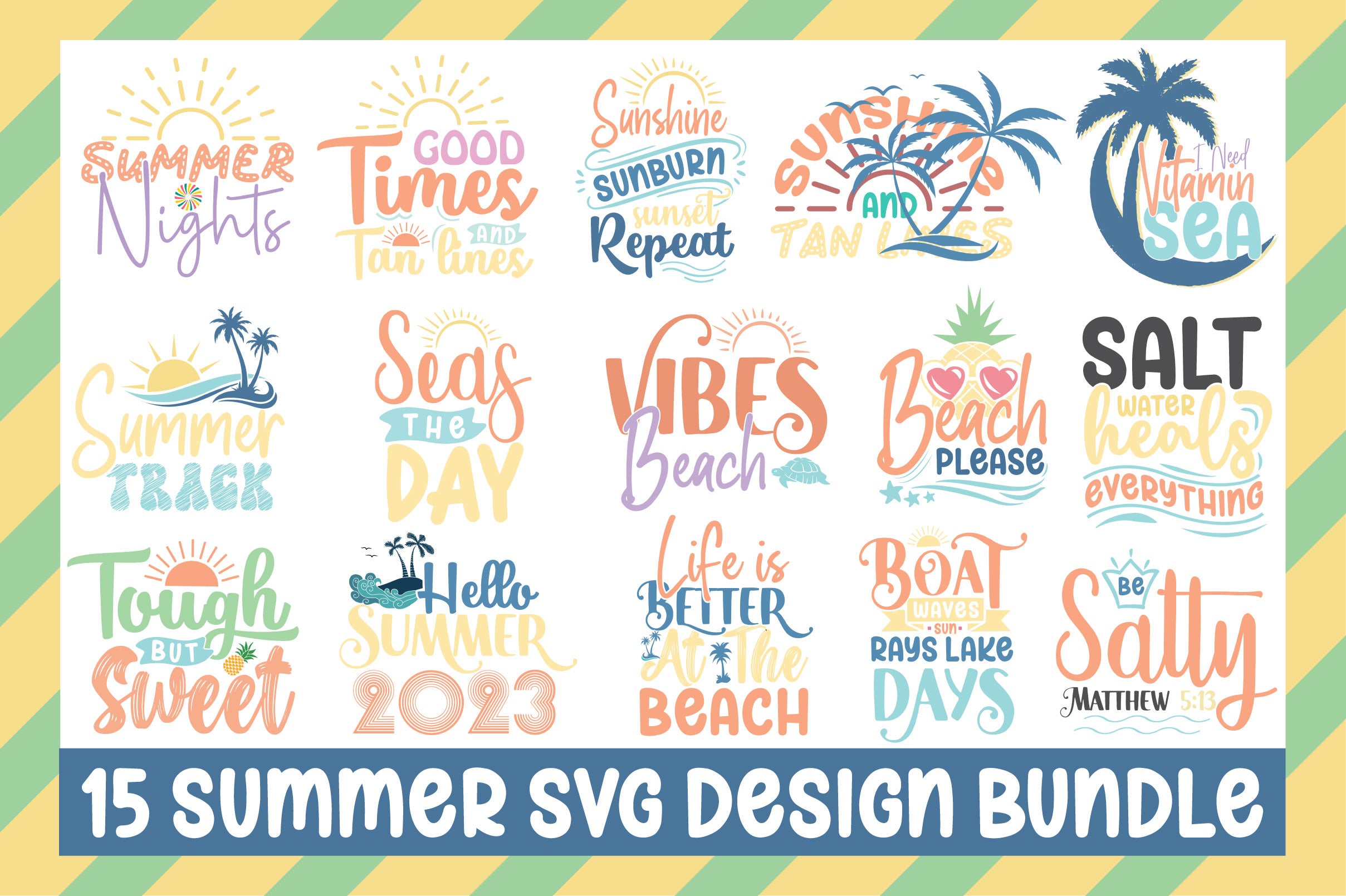 Summer Bundle - CraftNest - Digital Crafting and Art