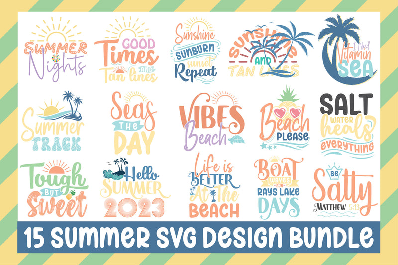 Summer Bundle - CraftNest - Digital Crafting and Art