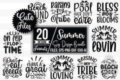 Summer SVG Bundle 10 - CraftNest - Digital Crafting and Art