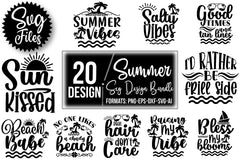 Summer SVG Bundle 8 - CraftNest - Digital Crafting and Art
