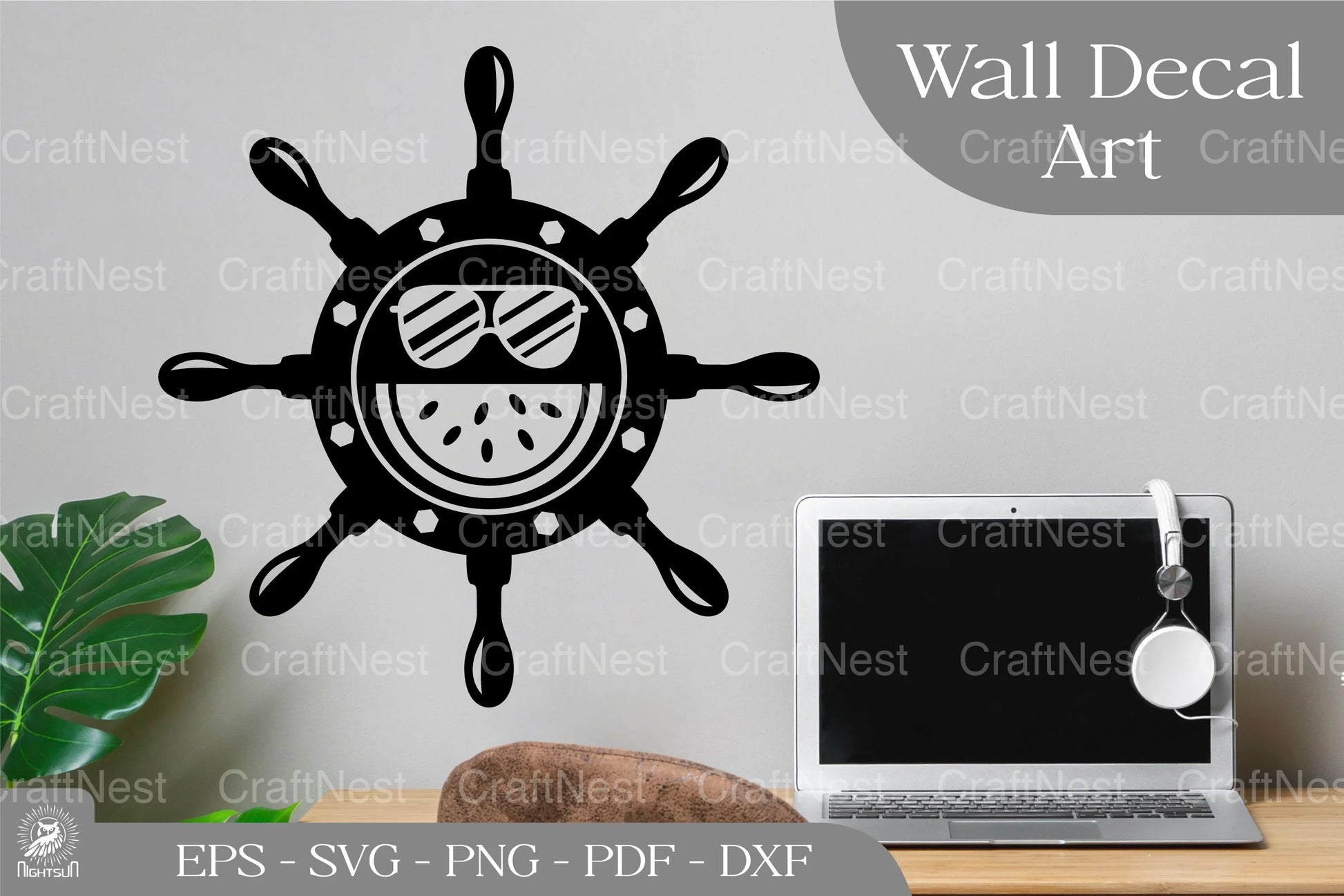 Summer Wall Decal Art Collection - CraftNest - Digital Crafting and Art