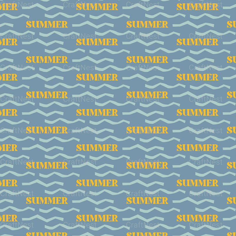 Summer Seamless Digital Paper - CraftNest - Digital Crafting and Art