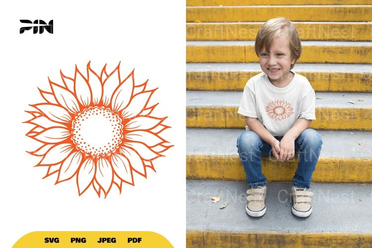 Sunflower Flower SVG Bundle - CraftNest - Digital Crafting and Art