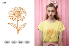 Sunflower Flower SVG Bundle - CraftNest - Digital Crafting and Art