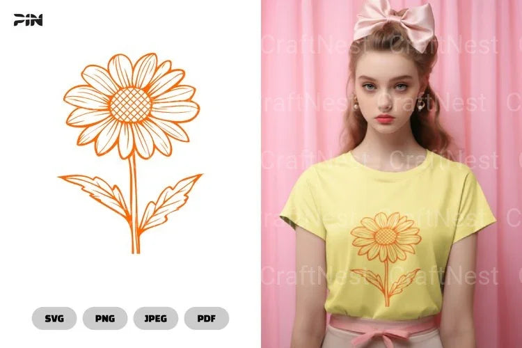 Sunflower Flower SVG Bundle - CraftNest - Digital Crafting and Art
