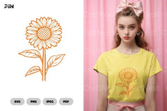 Sunflower Flower SVG Bundle - CraftNest - Digital Crafting and Art