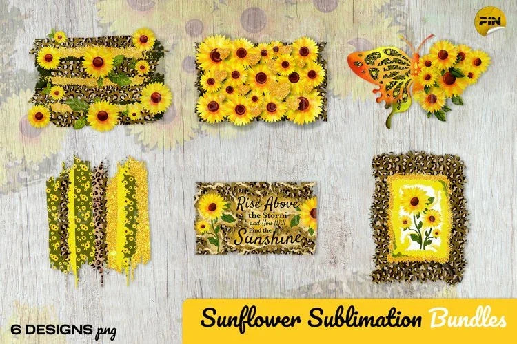 Sunflower Clipart Bundle - CraftNest - Digital Crafting and Art