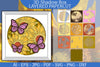 Sunflower Butterfly 3D Shadowbox Papercut SVG Bundle