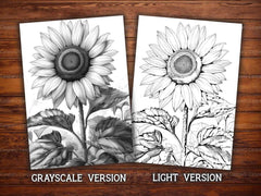 Sunflower Summer Coloring Books - CraftNest - Digital Crafting and Art