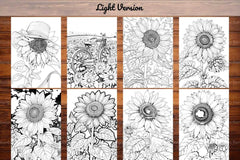 Sunflower Summer Coloring Books - CraftNest - Digital Crafting and Art