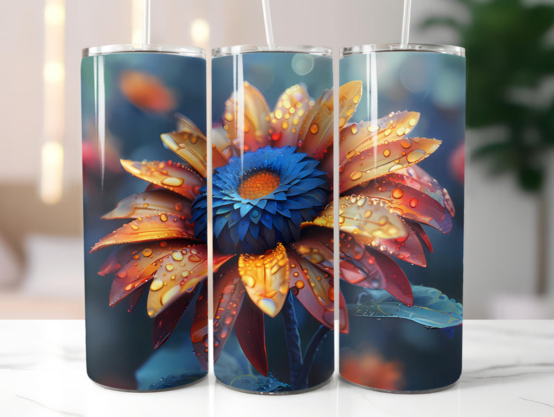 Sunflowers Flowers Tumbler Wrap - CraftNest - Digital Crafting and Art