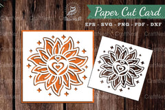 Sunshine Papercut Card SVG Bundle - CraftNest - Digital Crafting and Art