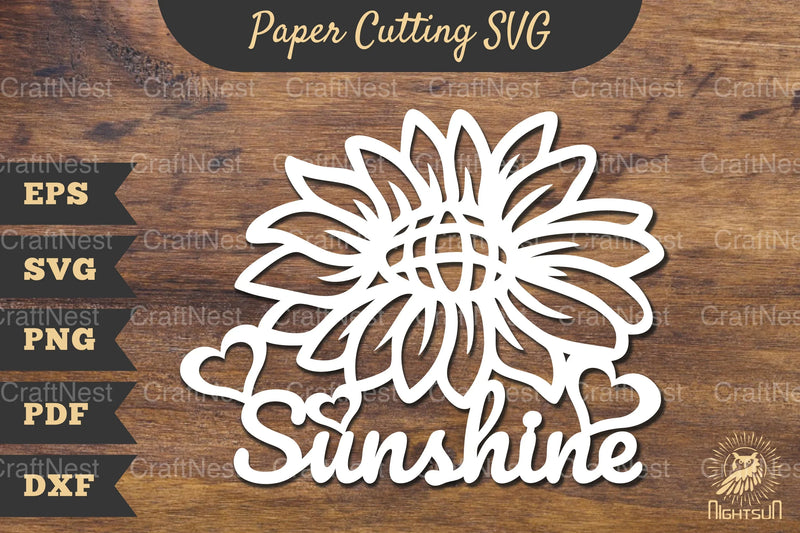 Sunshine Papercut SVG Bundle - CraftNest - Digital Crafting and Art