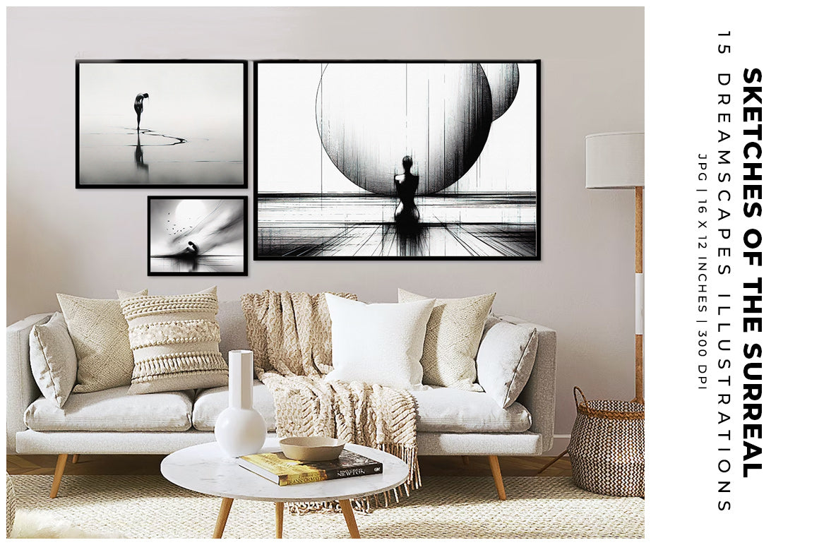Surreal Sketches - Wall Art