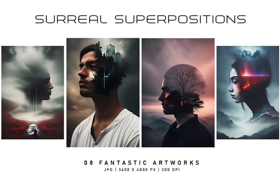 Surreal Superpositions - Wall Art